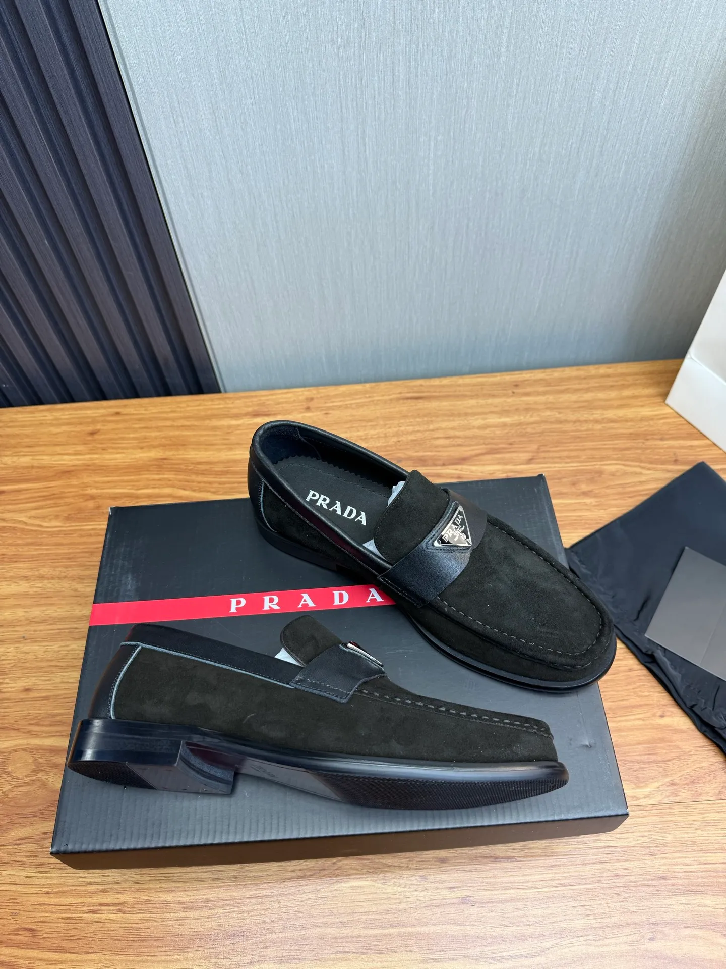 Factory price 580💰 ＰＲＡＤＡPrada. Men's business casual leather shoes, luxurious and noble👞All imported original brand leather materials, just to create a more comfortable wearing experience, upper: original cowhide. Frosted cowhide➕Imported full cowhide, original outsole✔️36-45 (45 non-returnable)